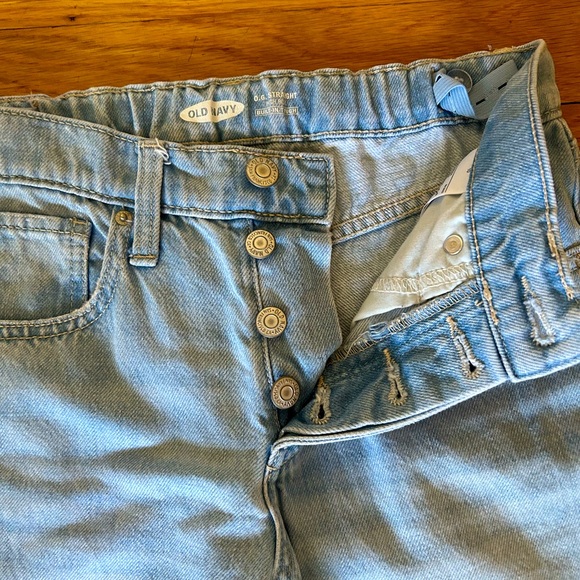 Old Navy O.G. straight high rise jeans. Girls - Picture 4 of 6